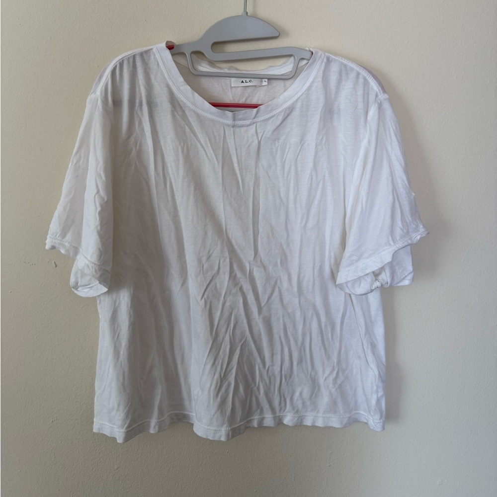 A.L.C 💯 cotton crop style T-shirt